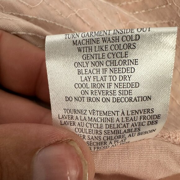 Almost Famous Beige Tank Top With Sequins Womens Large Racerback Scoop Neck - Picture 6 of 6